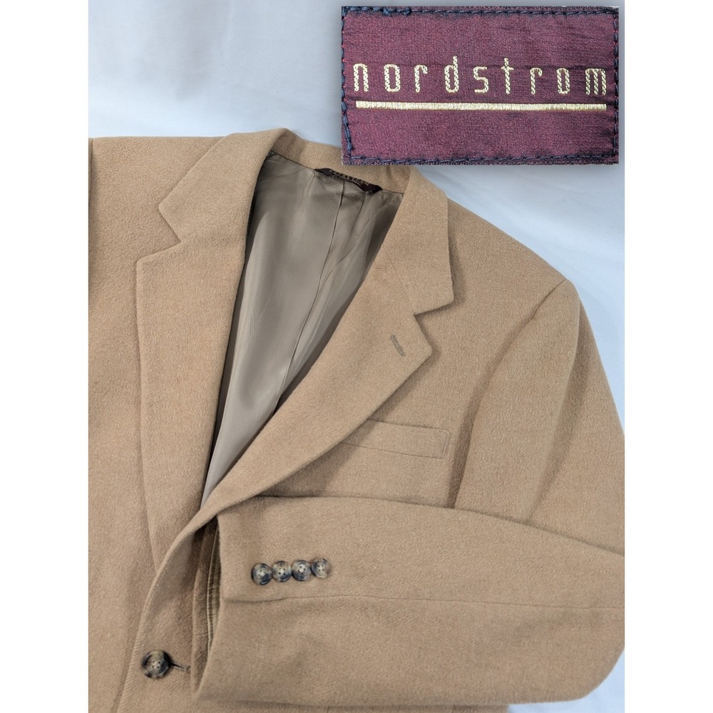 Vitg‎ Nordstrom Blazer Sport Suit Jacket 100% Camelhair 40R 42" Chest Thick Soft
